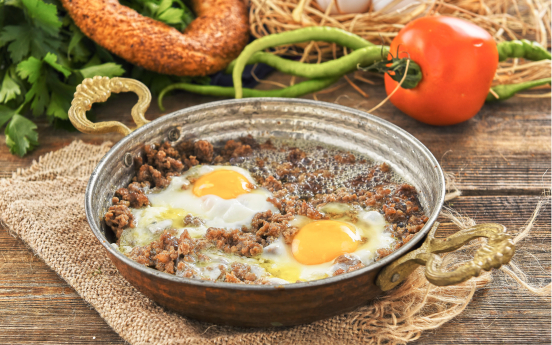 Kıymalı yumurta